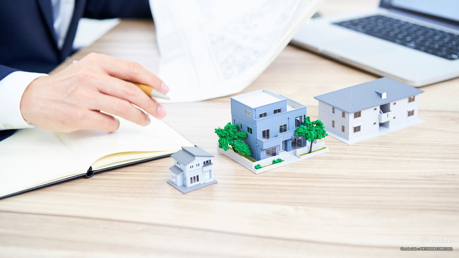 土地を購入し、アパートを建築する